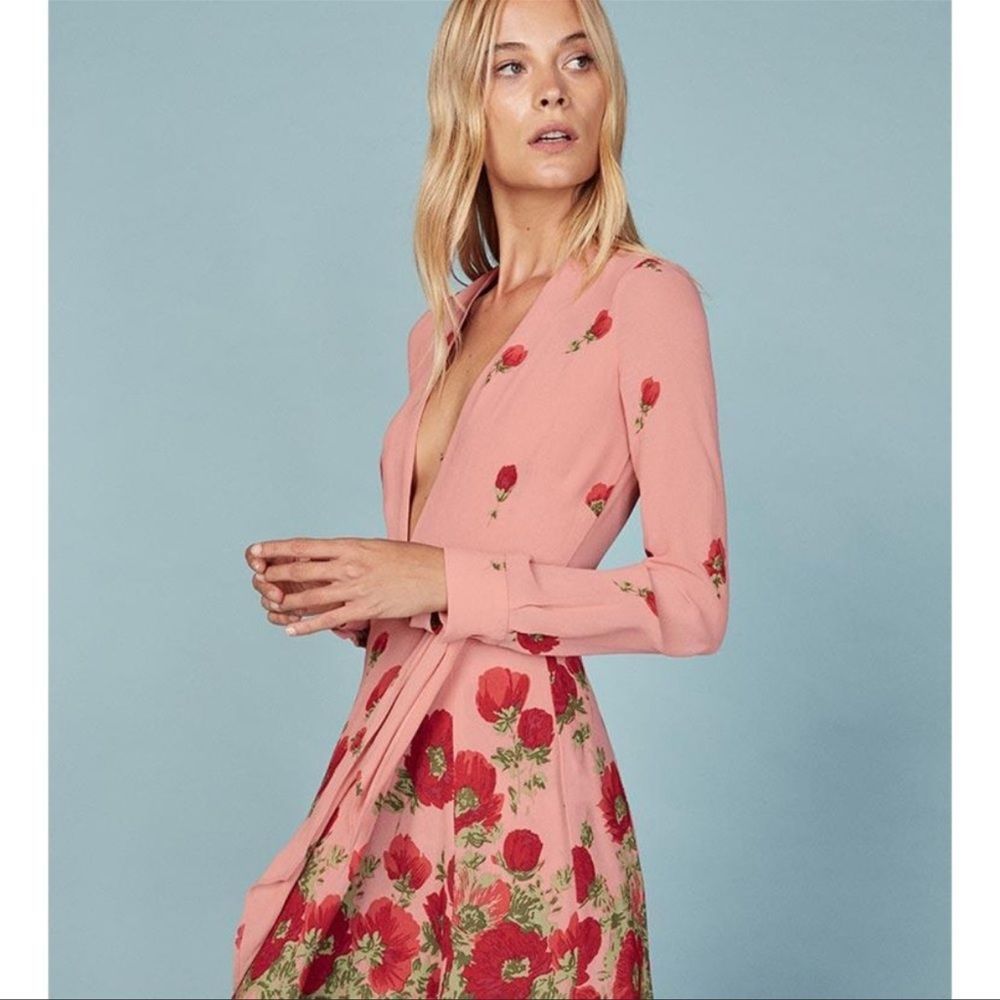 Reformation Porter Dress in Vivien - Picture 3 of 11